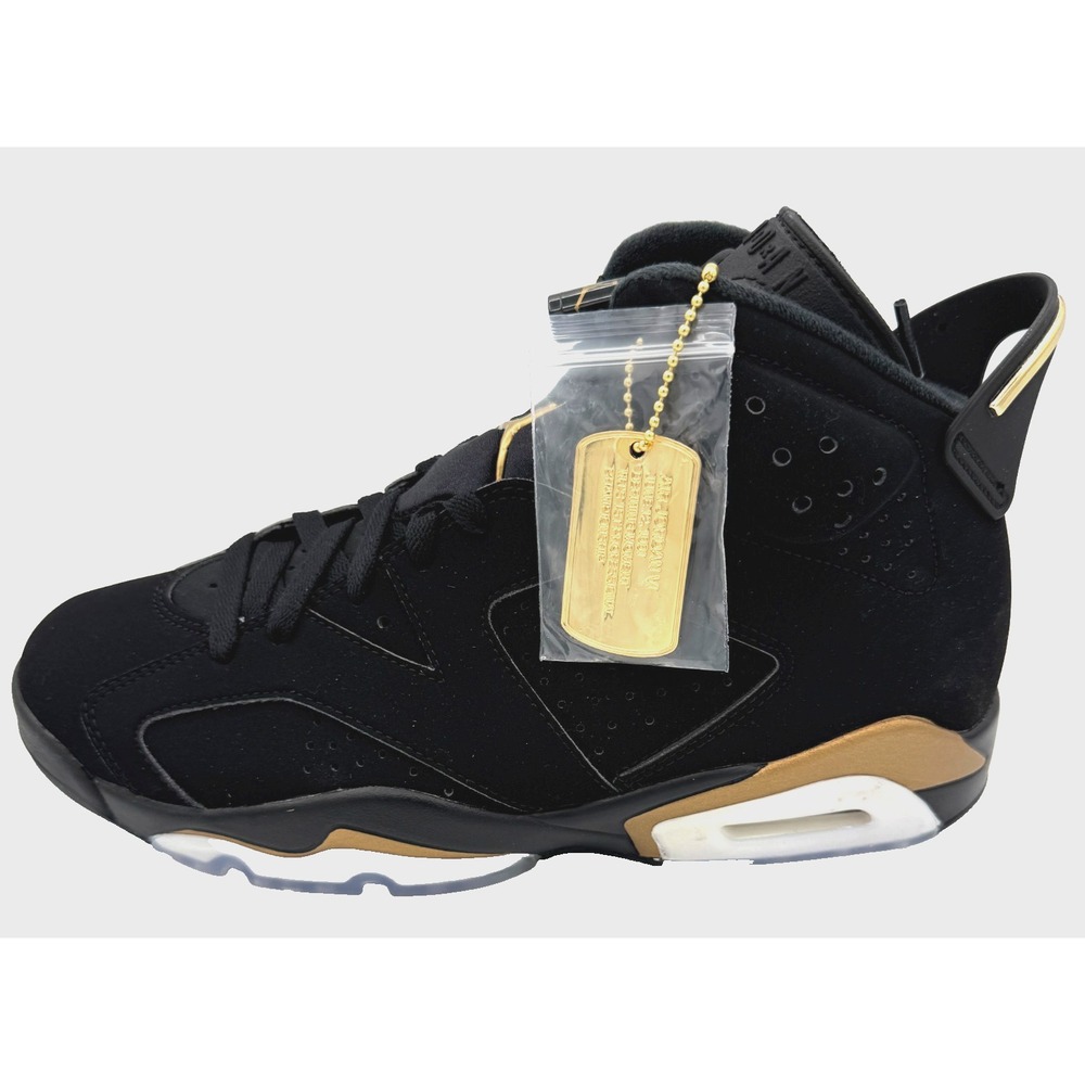 Air Jordan 6 Defining Moments Retro CT4954-007 Men's 8 Shoes Black Gold New